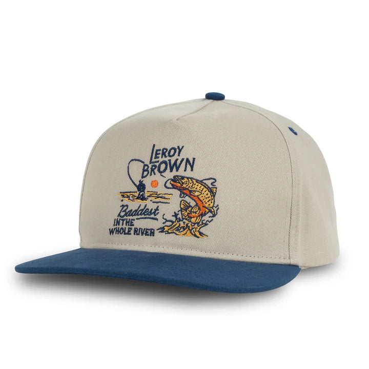 Leroy Brown Hat- Khaki/Navy